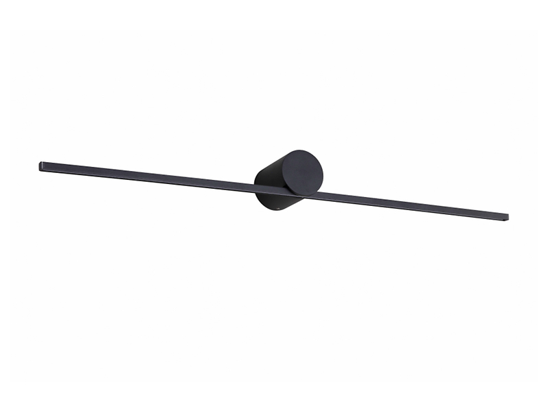 Kinkiet łazienkowy Modern LED metalowy czarny