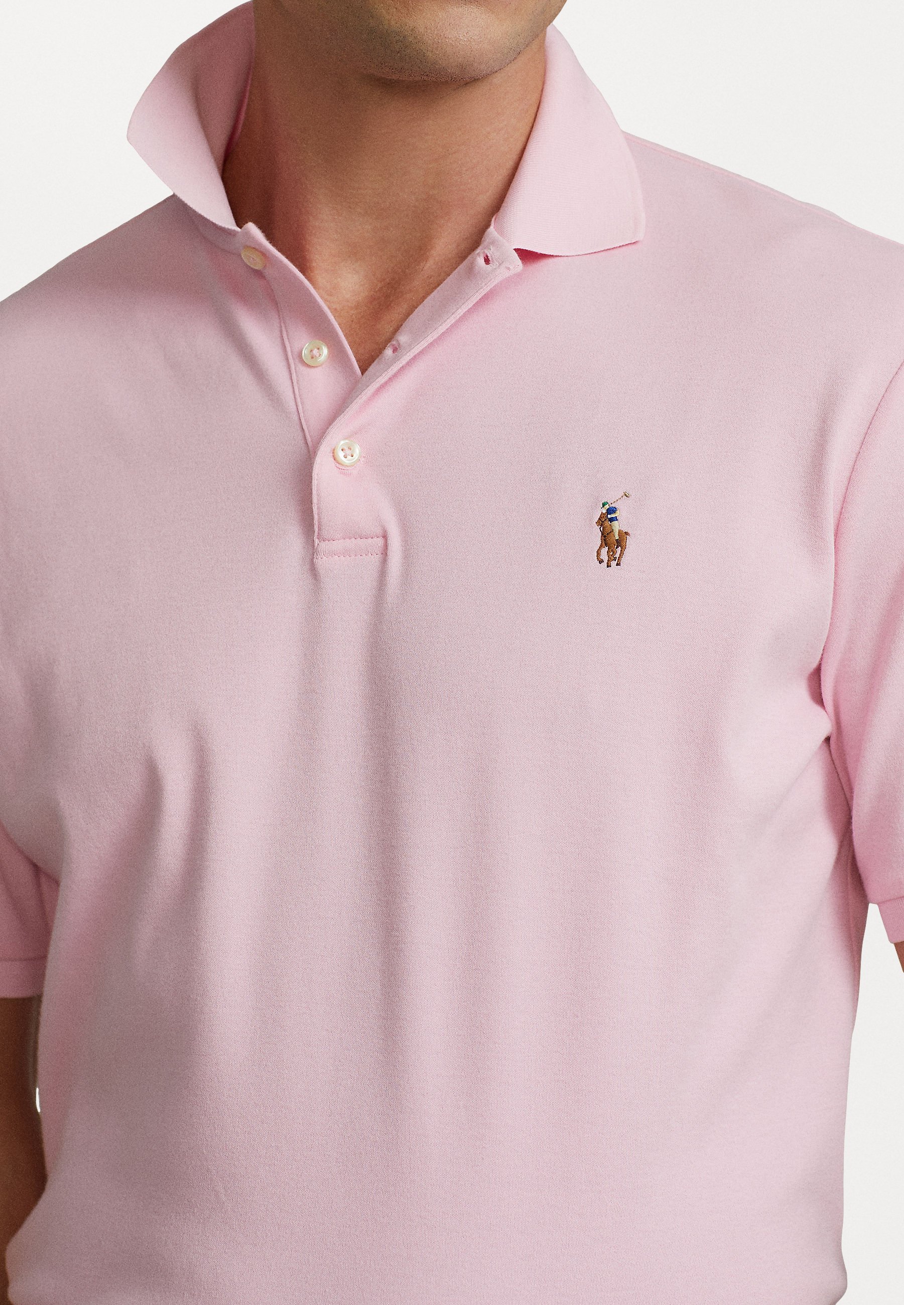 Polo Ralph Lauren MANICA CORTA - Polo rosa caramello