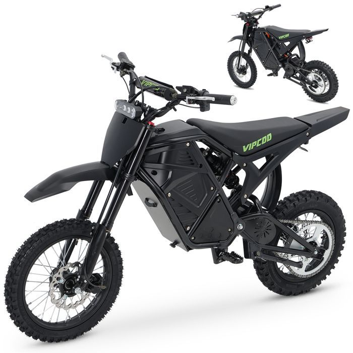 Scooter eléctrico todoterreno, motor central de 3500 W, 3 velocidades, autonomía de 70 km, neumáticos de 12