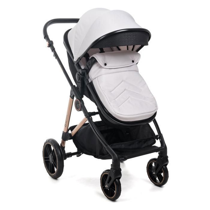 BEBELISSIMO - Sistema di viaggio 3 in 1 - Seggiolino auto CAVO 0+ - Navicella - Dalla nascita - Fino a 22 kg - Beige
