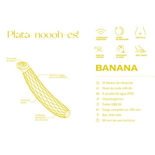 Vibrator v obliki banane Vibratorji