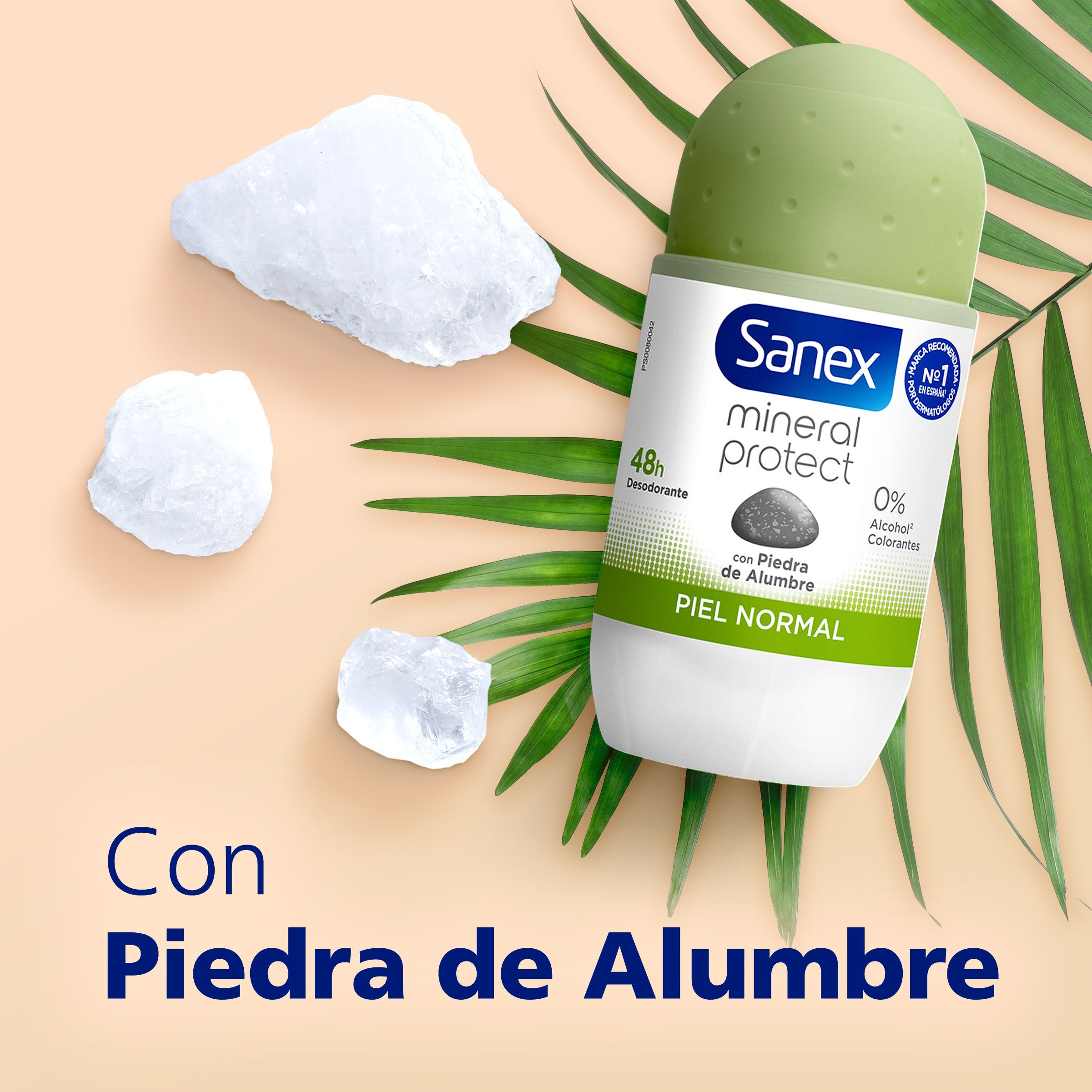 Deodorant roll-on Natur Protect pre normálnu pleť 48h s kamencom Deodoranty roll-on