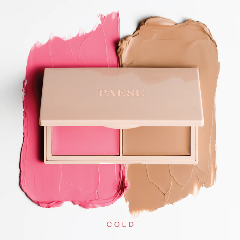 Paleta de Contorno Facial Paese Kiss My Cheeks Cold