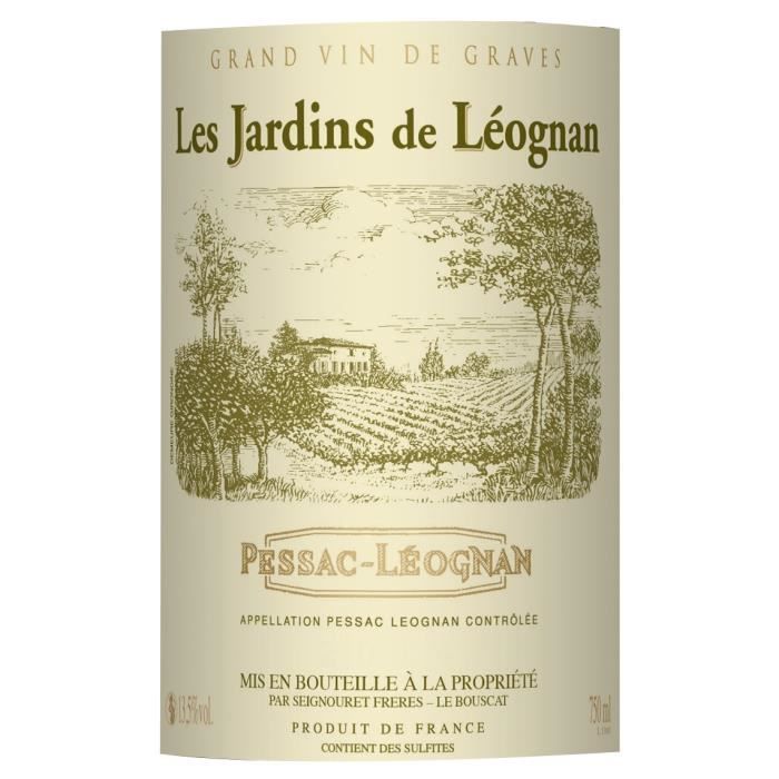 Les Jardins de Léognan 2021 Pessac Léognan - Vino Tinto Burdeos