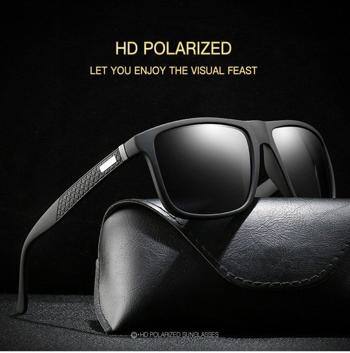 Óculos de Sol Masculinos Organgonfand em Metal, Lentes Polarizadas, Proteção UV400, Ideais para Dirigir e Pescar