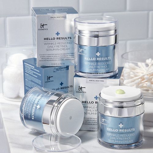 Kremasti serum Hello Results z retinolom Luksuzni ciljno usmerjeni tretmaji