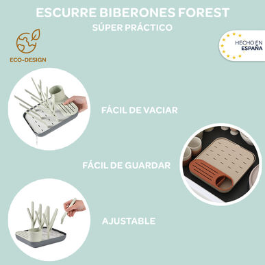 Béaba Forest Bottle Drainer Misty Terracotta Terracotta Bottle Drainer 1 un 1 un
