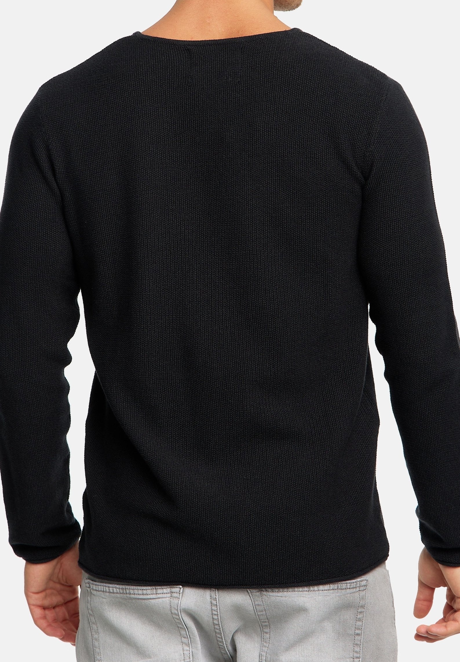 INDICODE JEANS Pulóver - fekete