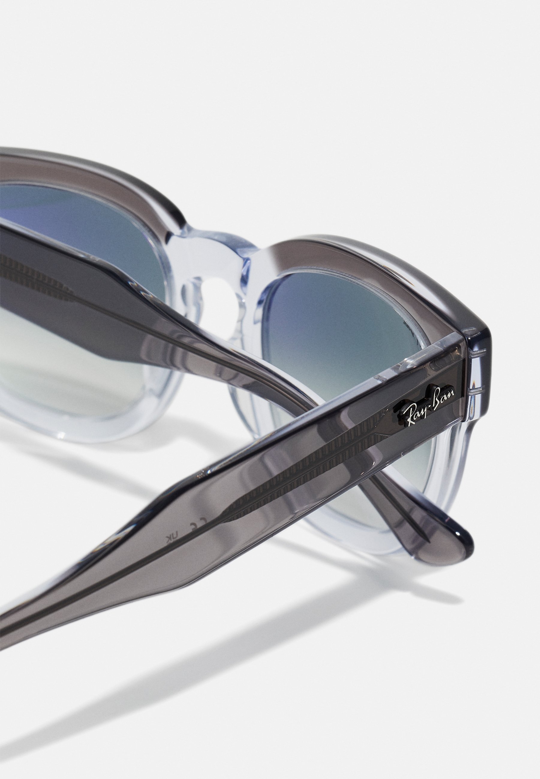 Ray-Ban MEGA HAWKEYE UNISEX - Zonnebril - grijs op transparant