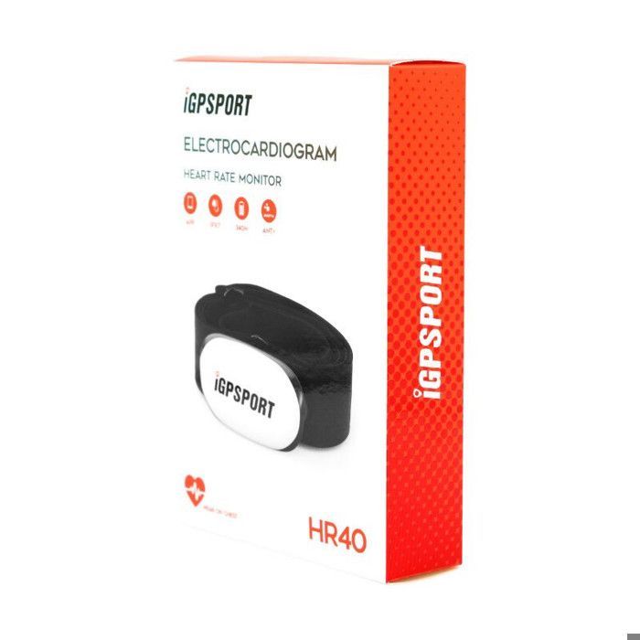 Fascia cardiofrequenzimetro - IGPSPORT - HR40 - Resistente all'acqua - Tecnologia ECG - Durata della batteria 340 ore