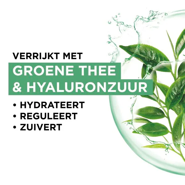 Máscara de Tecido com Chá Verde Garnier SkinActive Hydra Bomb<br>32g - Pele normal e mista