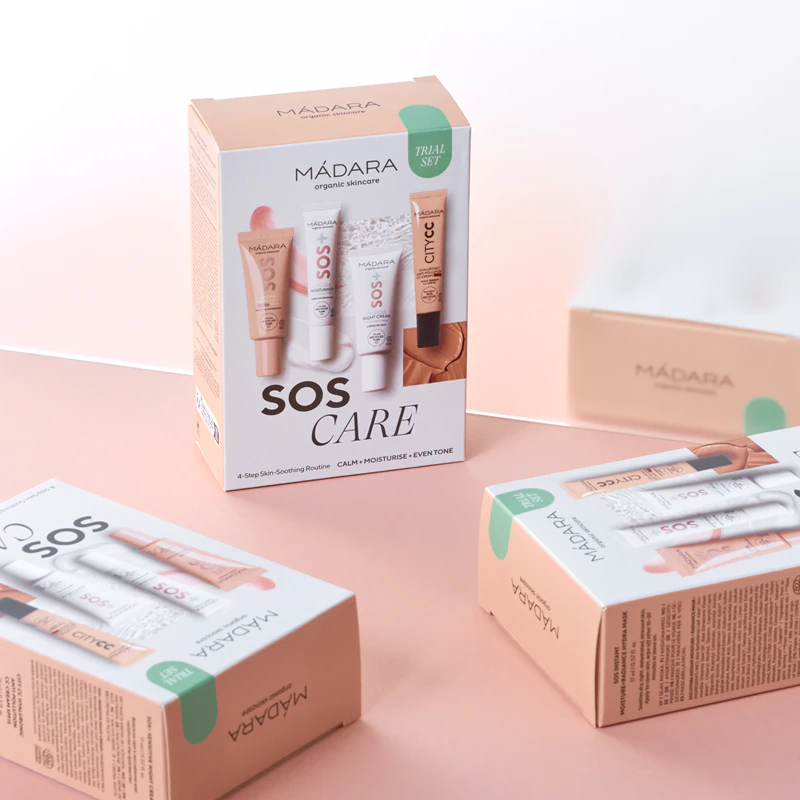 Kit de Presente Facial MÁDARA SOS Care Light