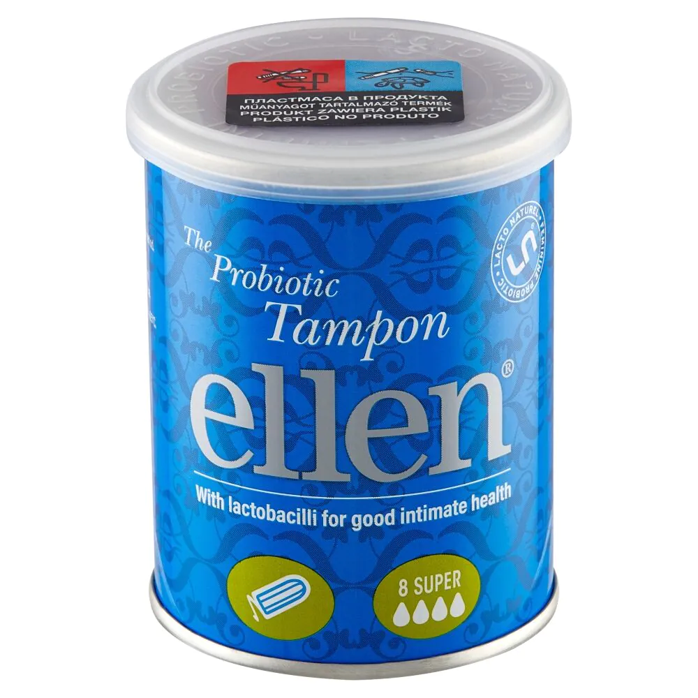 Ellen Tampony Probiotyczne Super 8 Sztuk
