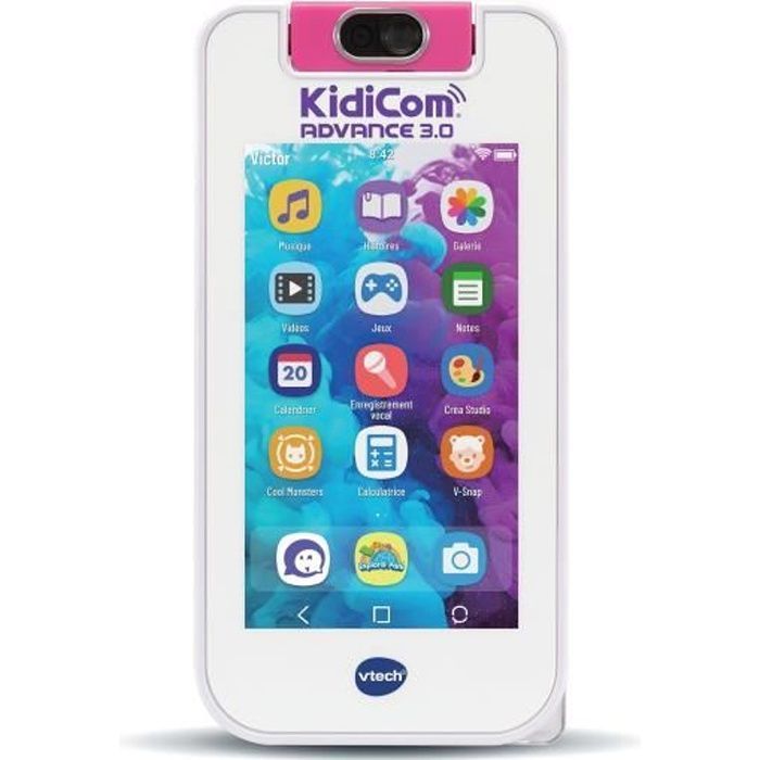 VTECH - KidiCom Advance 3.0 - White - High-Tech Features - Rechargeable Battery - Ages 6-12