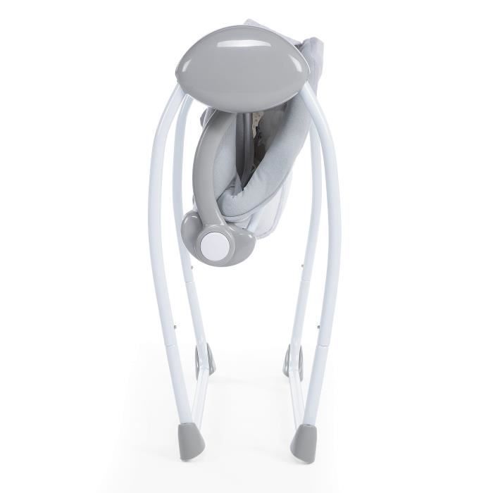 Columpio Chicco Relax and Play - Gris - Columpio automático - Barra de juguetes - Asiento acolchado