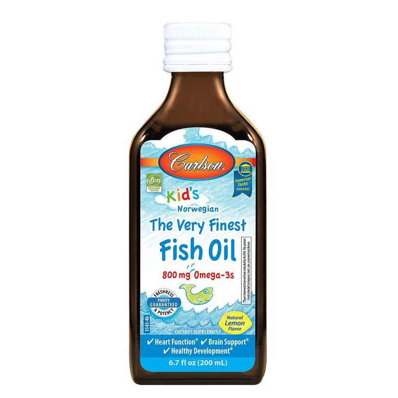 „Carlson Labs Kid's“ – geriausi žuvų taukai