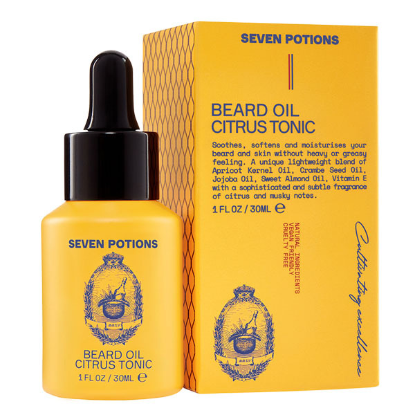 Seven Potions szakállolaj citrusos tonik 30ml | Férfi | Superdrug