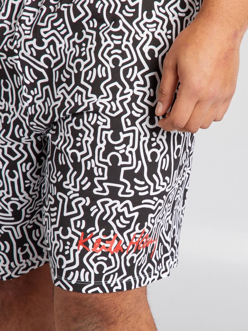 Keith Haring 2-delige pyjamaset - Oranje