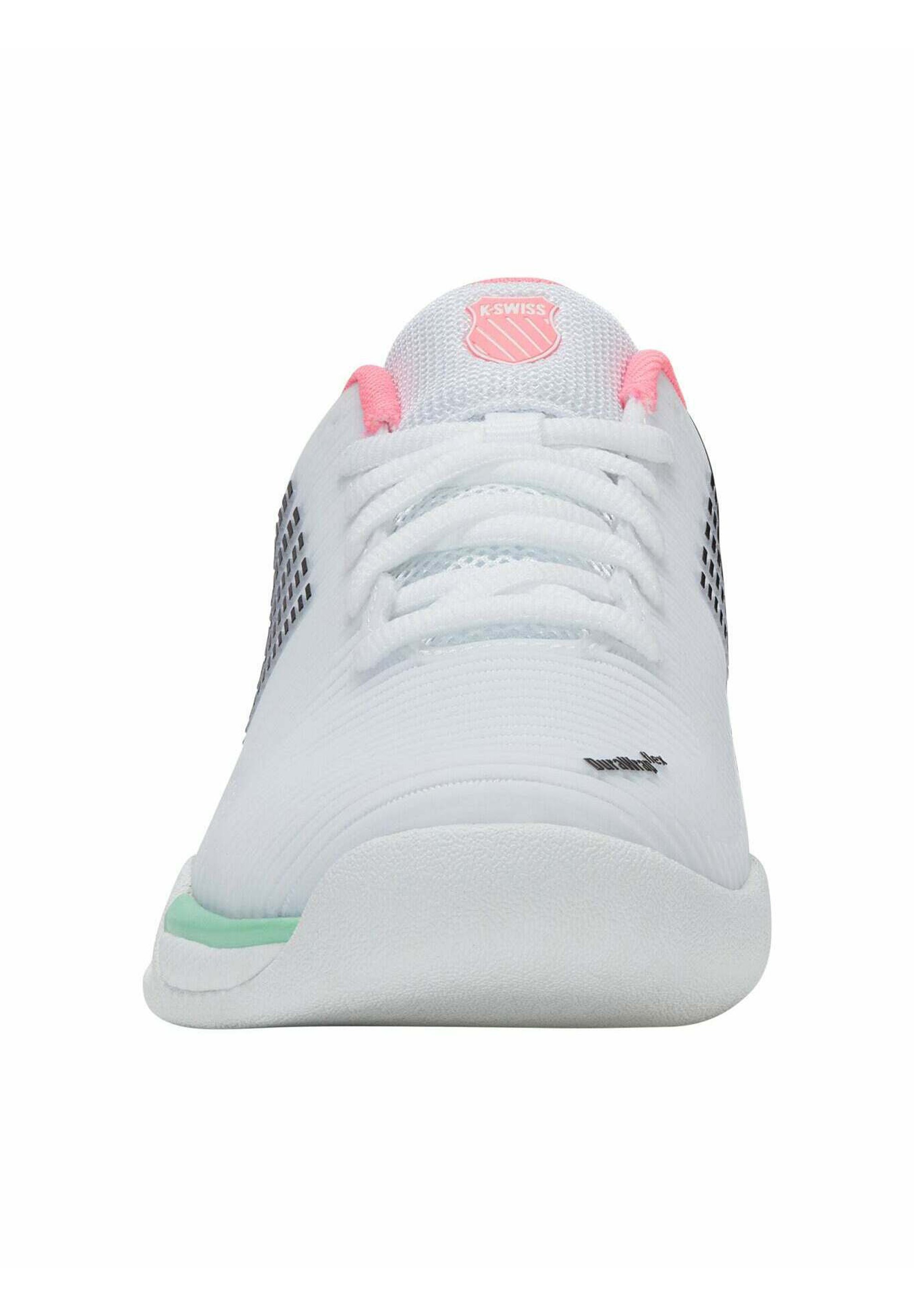 K-SWISS HYPERCOURT EXPRESS 2 - Scarpe da tennis multi-campo - bianco/rosa pastello neon/nero