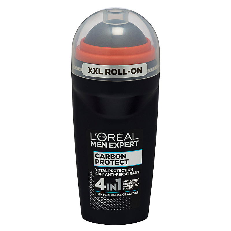 Roll-on L'Oréal 50 ml Carbone, Expert Homme