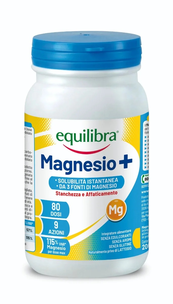 EQUILIBRA Equilibra Magnesium+ 200G κατά της κόπωσης και της εξάντλησης