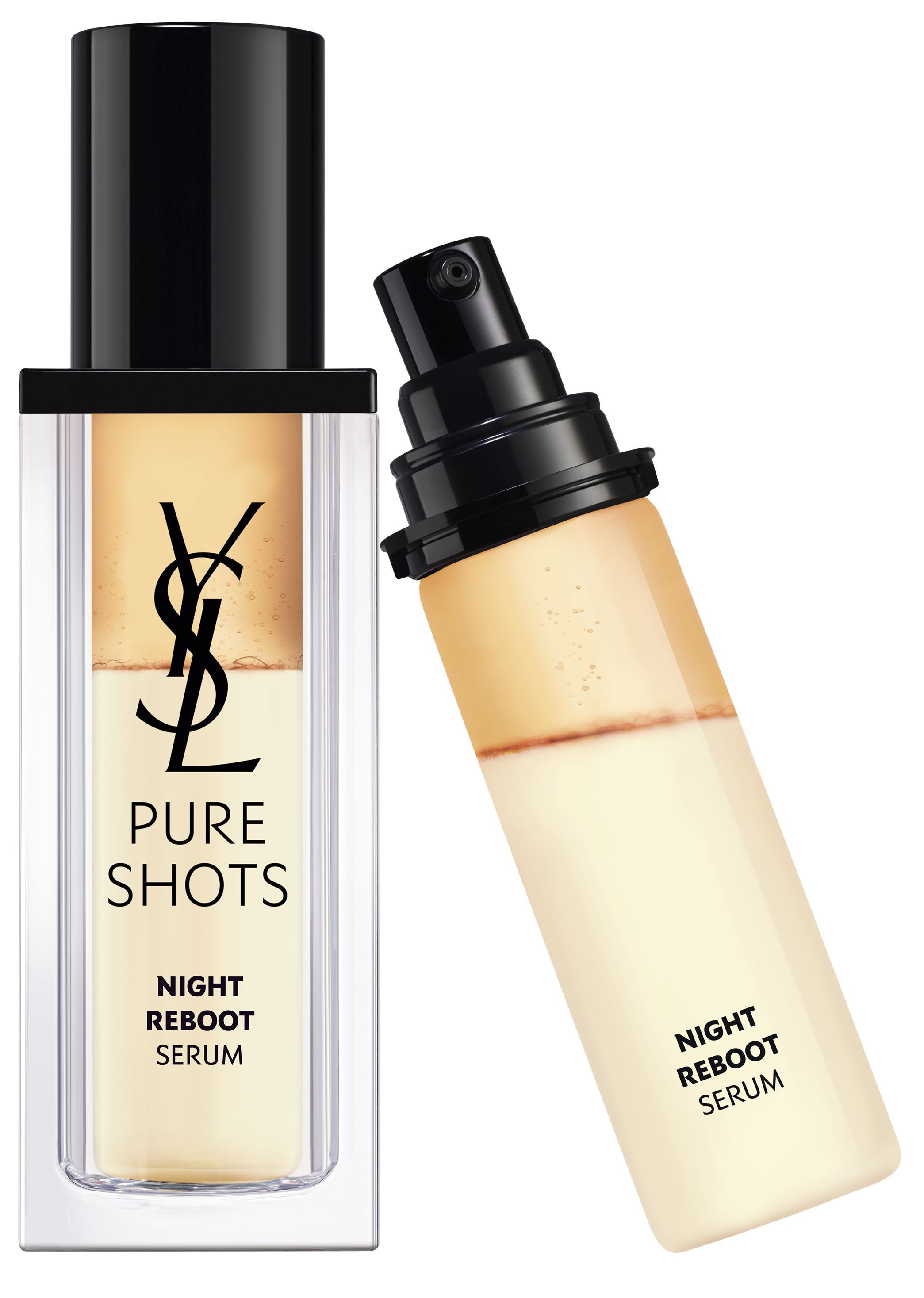 Pure Shots Night Reboot Anti-Aging Serum, допуна Луксузни серум против бора и старења