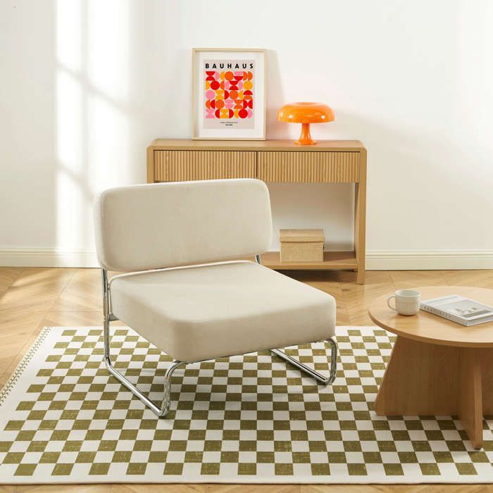 JACK fauteuil in beige stof