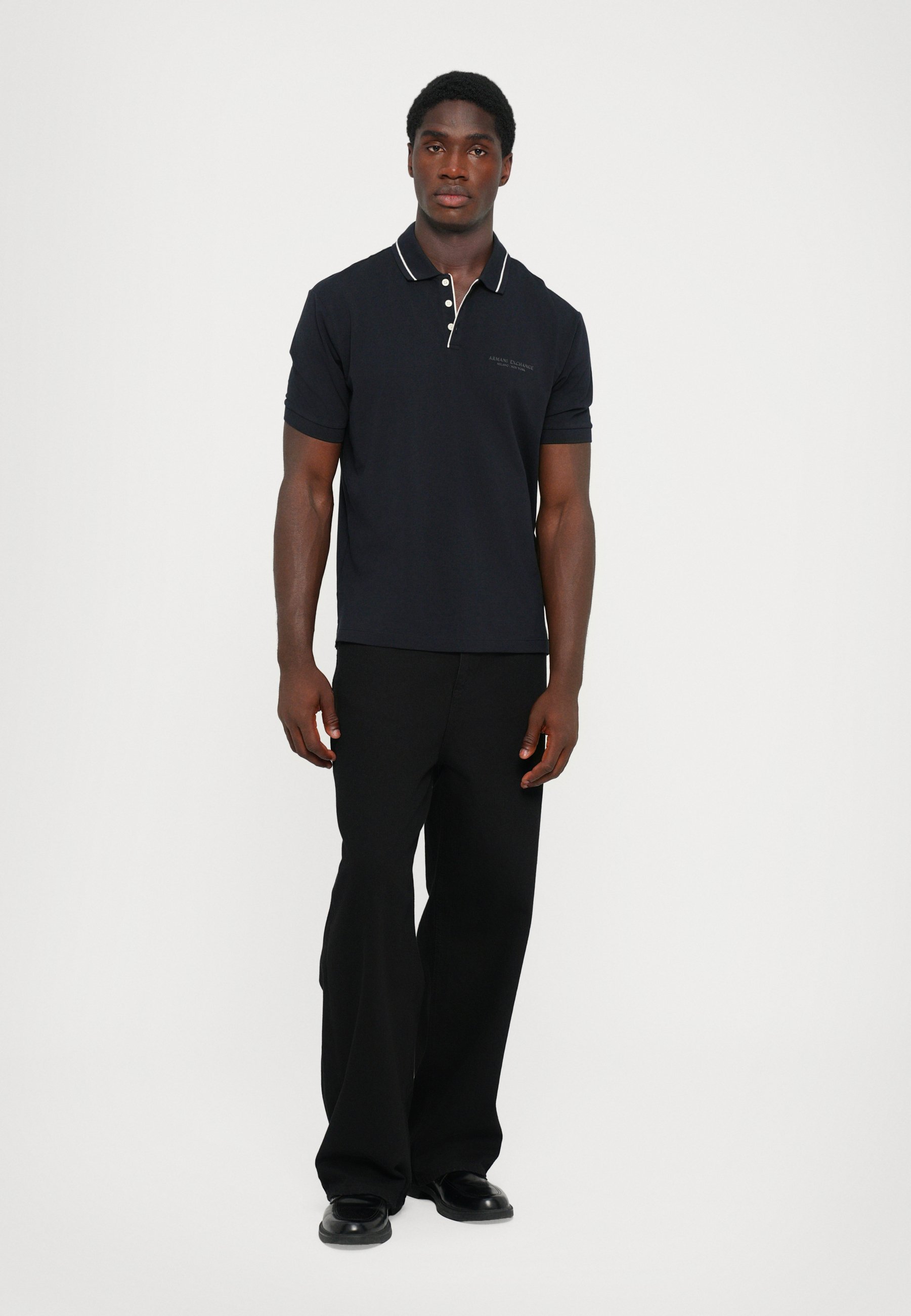 Armani Exchange poloshirt - donkerblauw