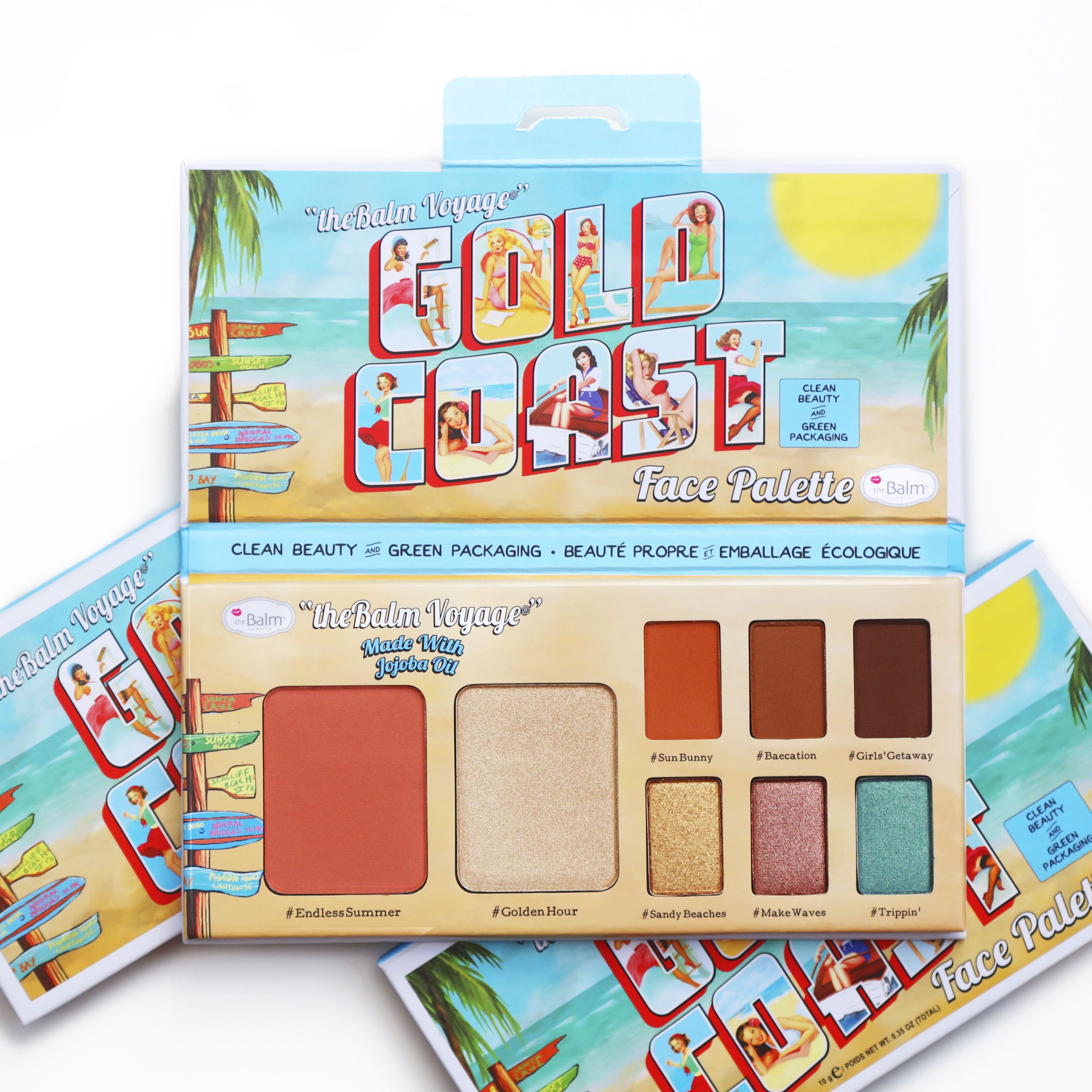 Paleta senčil za oči Gold Coast Palete senčil za oči in ličila