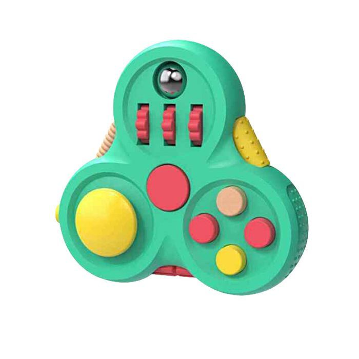 SANYU Green Triangular Anti-Stress Hand Spinner, Fast and Stable Spinning Fidget Spinner, Office and School Gift