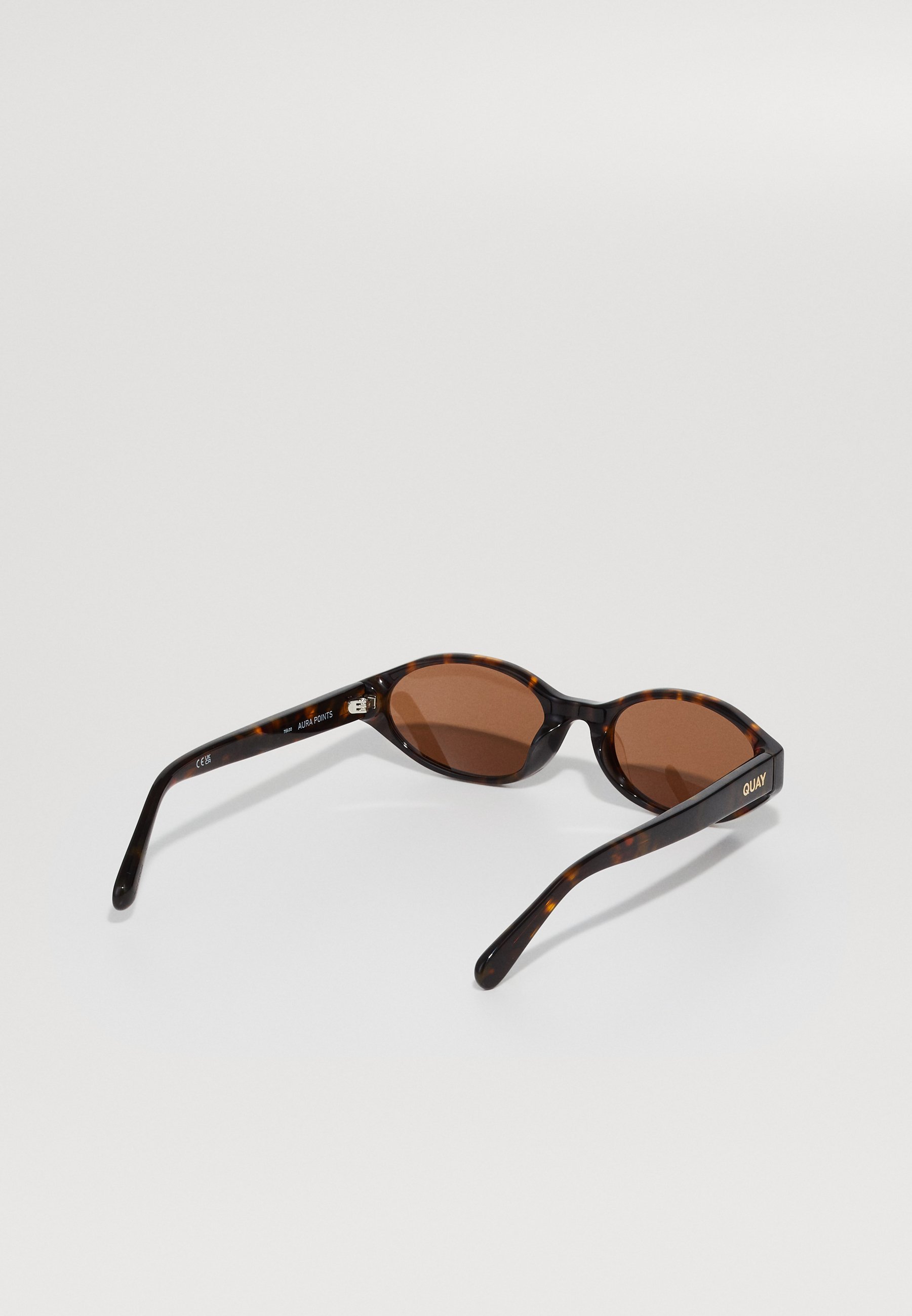 QUAY AUSTRALIA AURA POINTS - Okulary przeciwsłoneczne - neutralny żółw/brąz
