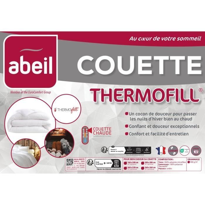 ABEIL Piumino caldo 400gr/m² Thermofill 240 x 260 cm