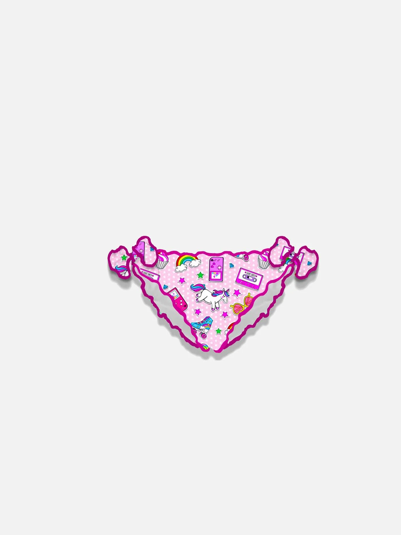 Babyzwembroekjes met patchprint uit de jaren 90