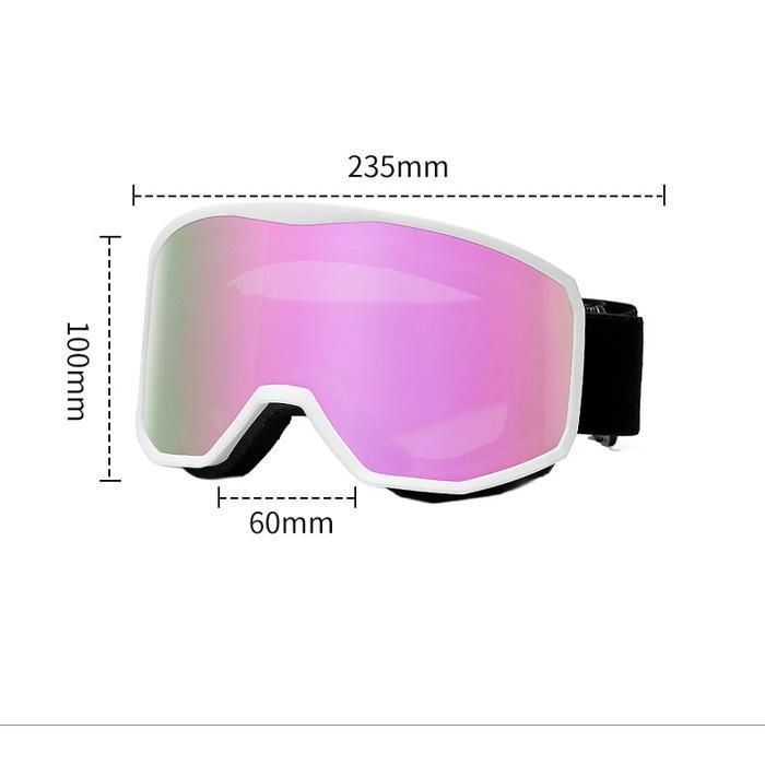 Pro Anti-fog Ski Mask, Double Layer Snowboard Mask, Ski Mask and Goggles for Motorcycling and Skateboarding - 2