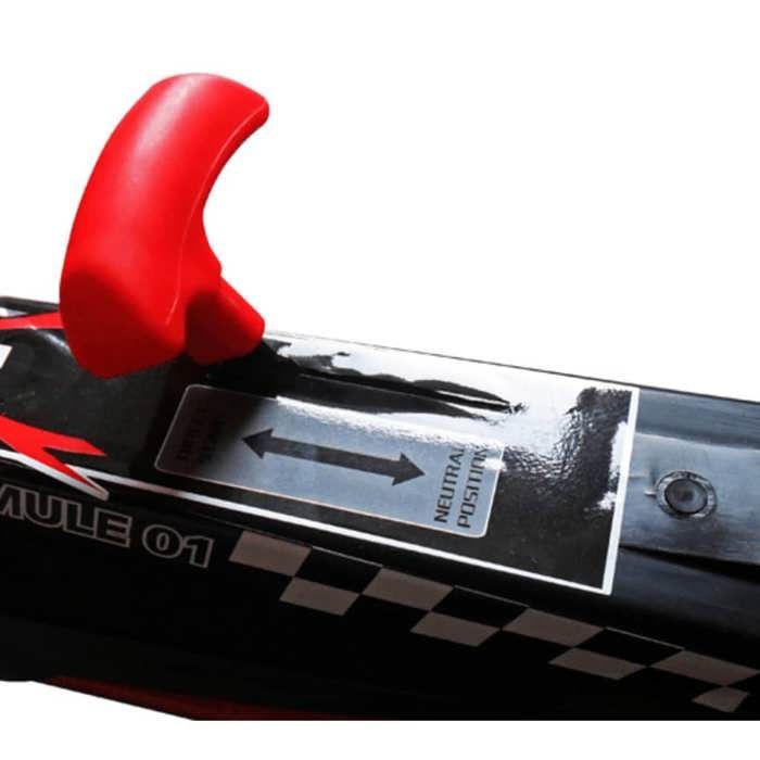 Kart a pedales - vidaXL - Rojo - Bloqueo de seguridad para niños - Asiento ajustable
