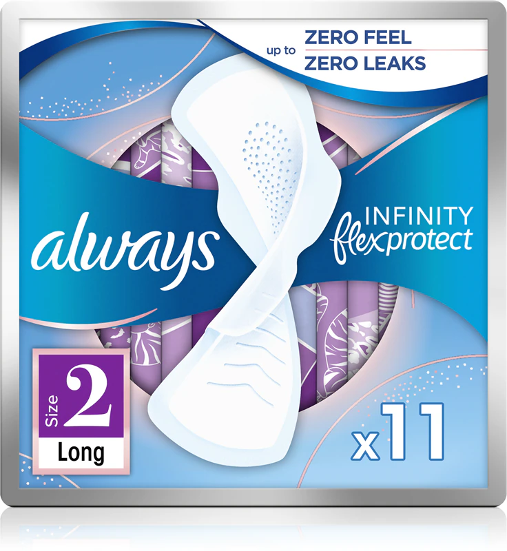 Absorventes Always Infinity Long Tamanho 2