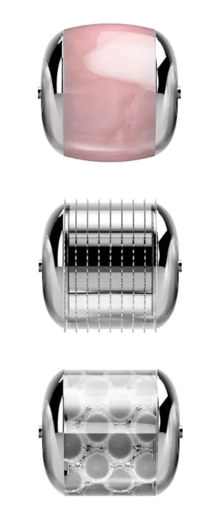 Geske MicroNeedle Face Roller 9in1 Roller do mezoterapii igłowej Gray