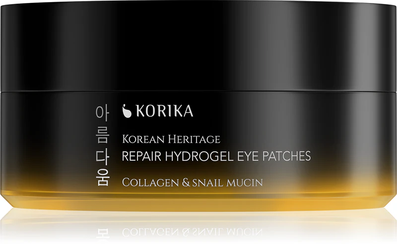 KORIKA Koreaanse erfgoed collageen & slakkenmucin herstellende hydrogel oogpatches
