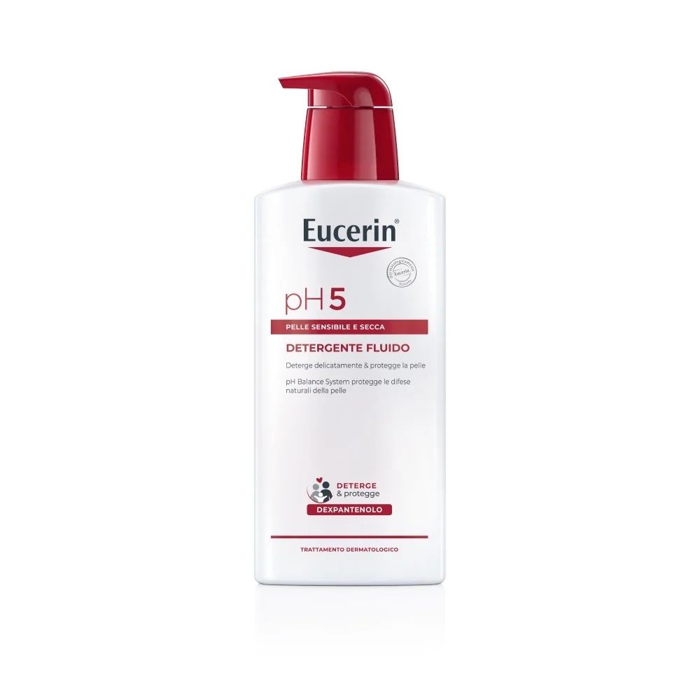 Το υγρό καθαριστικό EUCERIN Eucerin Ph5 400 ml διατηρεί την ανθεκτικότητα του δέρματος