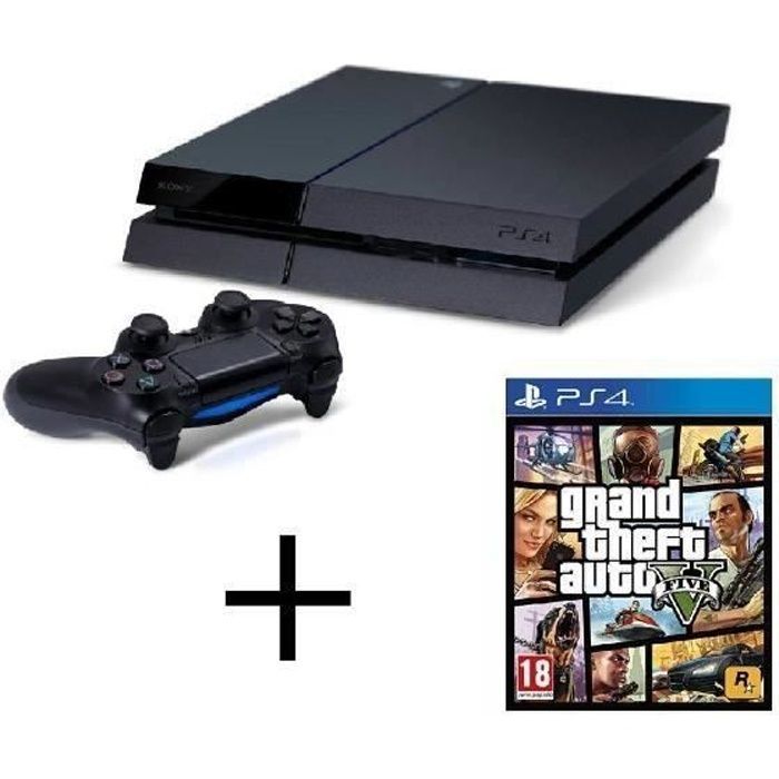 Console voor thuisgebruik - SONY - PS4 - 500 GB - Bundel - Inclusief game: GTA 5