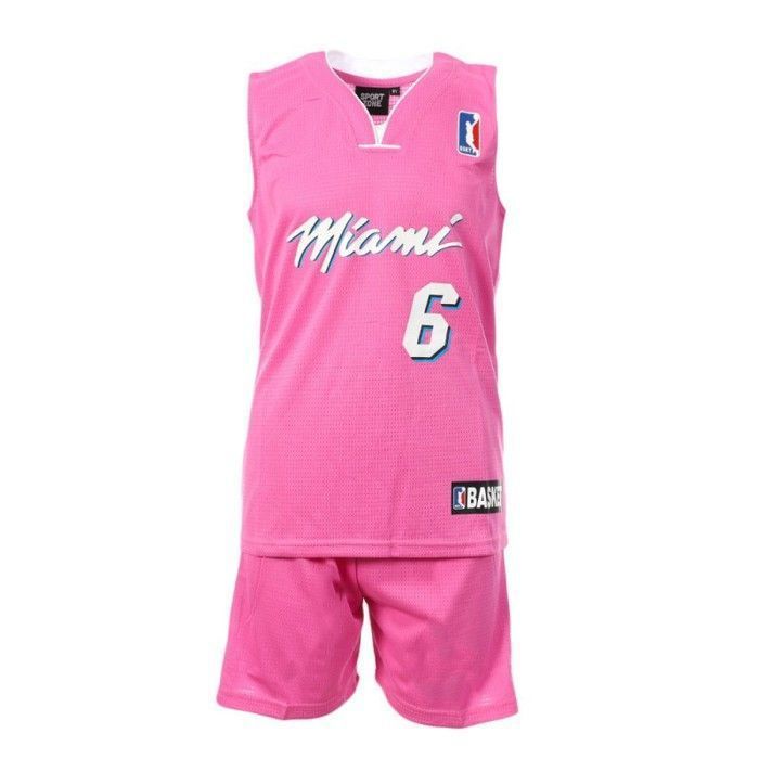 MIAMI - Ensemble Basket junior - rose - 6 ans - Rose - Garçons