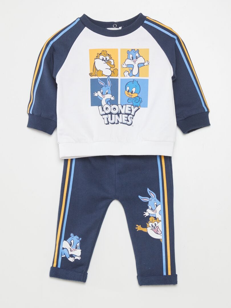 Conjunto de corrida 'Looney Tunes' - AZUL