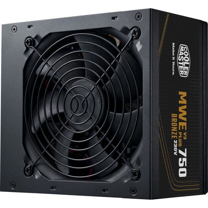 COOLER MASTER - MWE 750W V3 ATX 3.1 - Fonte de alimentação para PC - 750 W