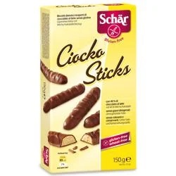 SCHAR Barres Schär Ciocko, biscuits sans gluten au chocolat au lait 150 g