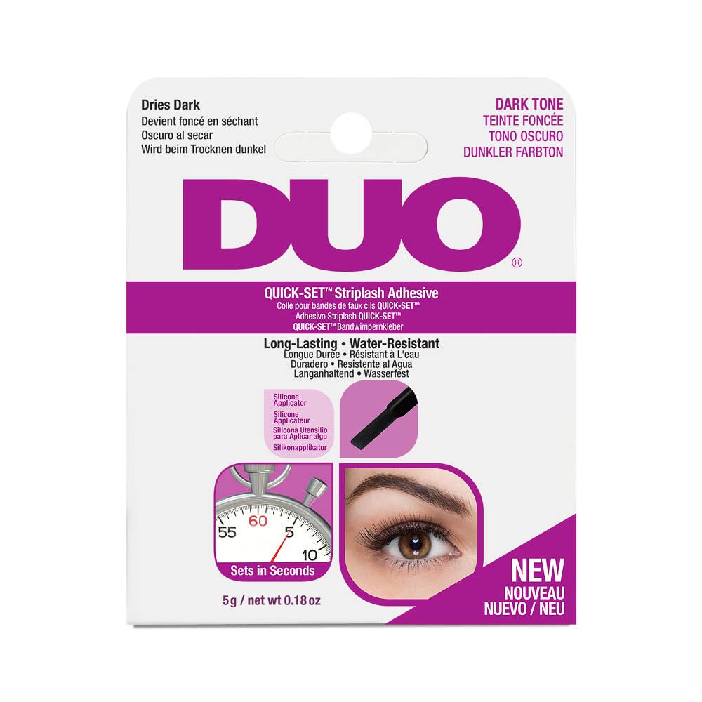 DUO Quick Set tmavé rýchloschnúce lepidlo Lepidlá na mihalnice