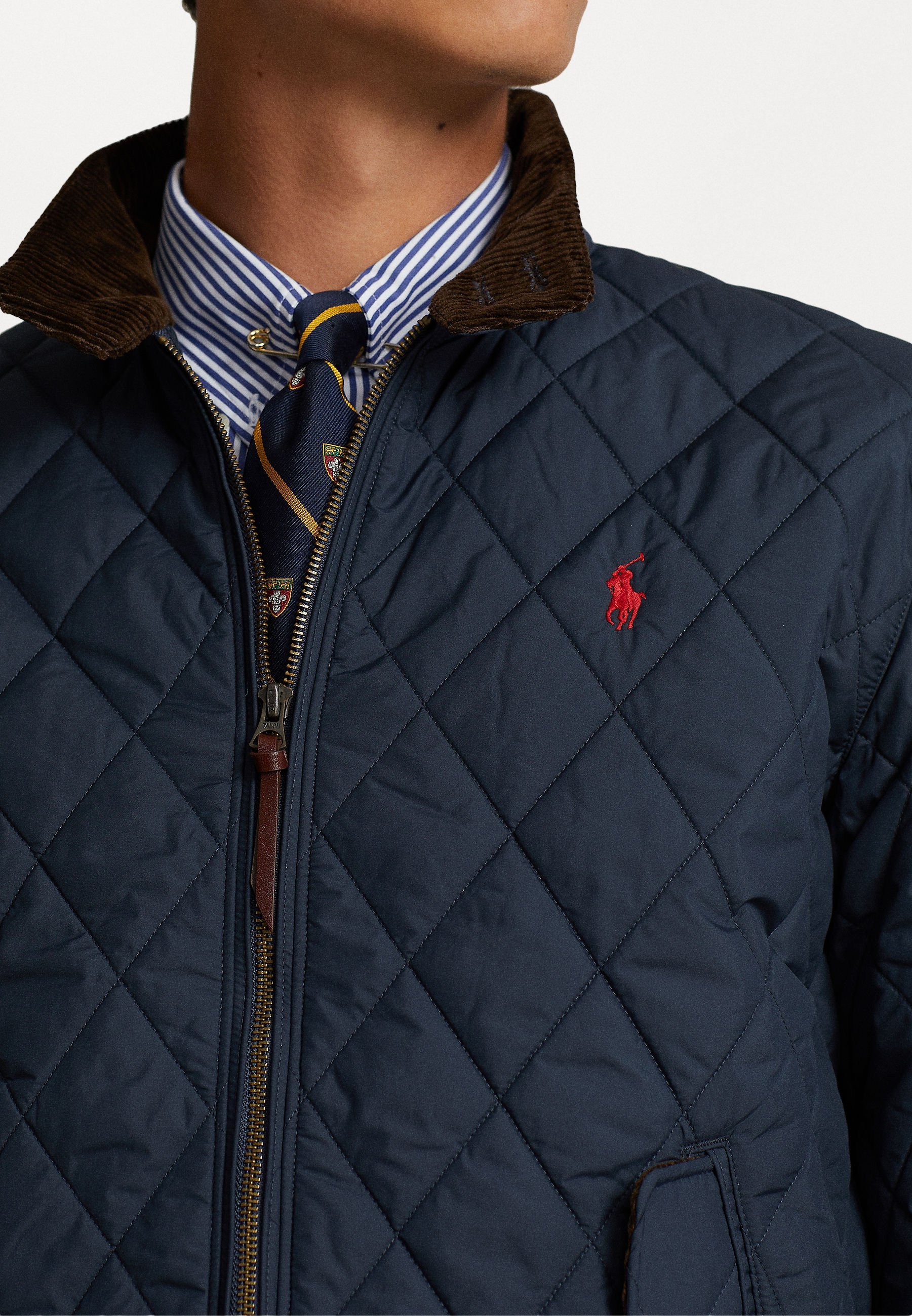 Polo Ralph Lauren WATERAFSTOTENDE GEWATTEERDE JAS - Lichte jas - college navy