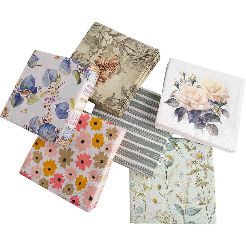 Tovaglioli Vie Eco, confezione da 20 pezzi, 33x33 cm