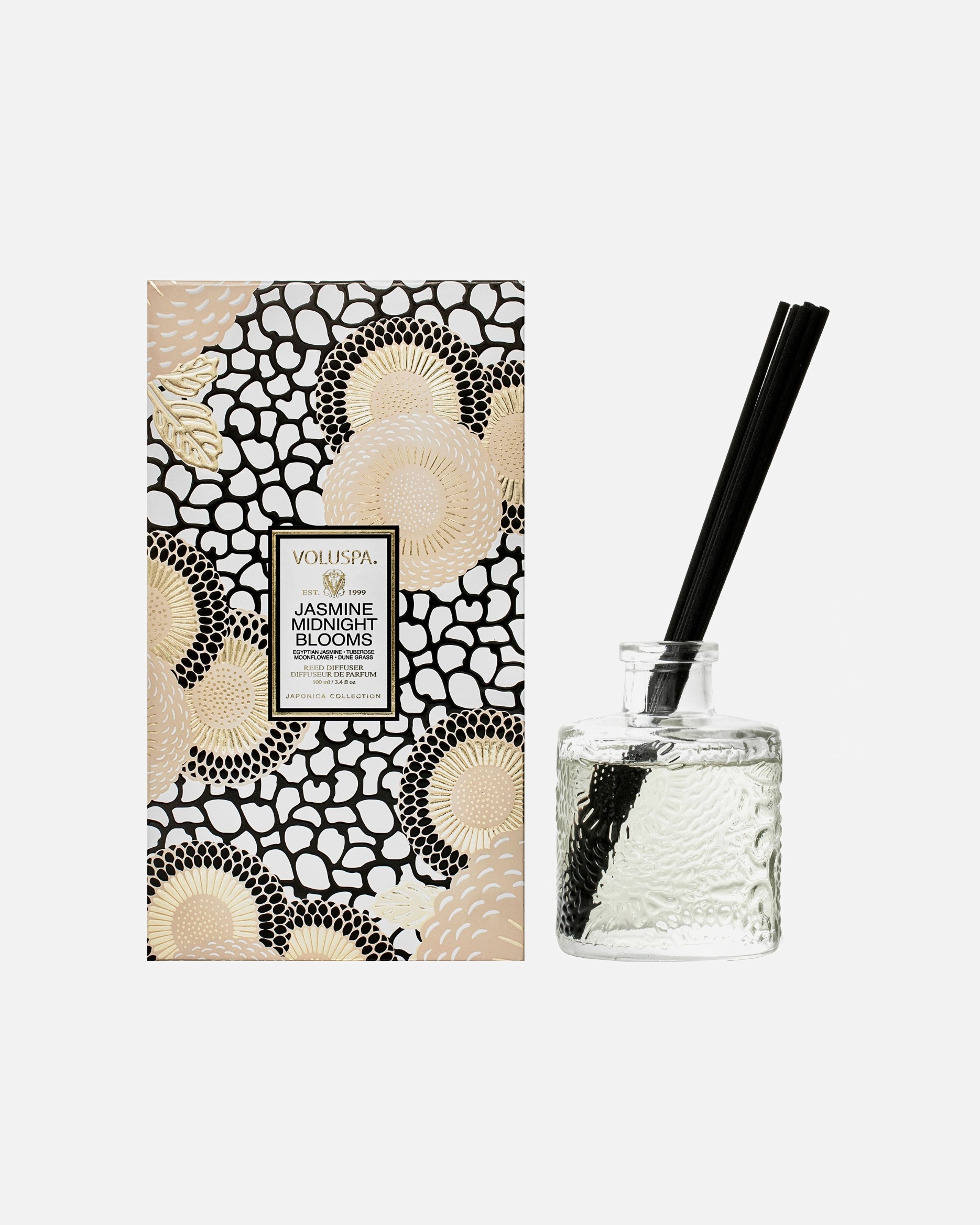 VOLUSPA Jasmine Midnight Blooms Reed Diffuser