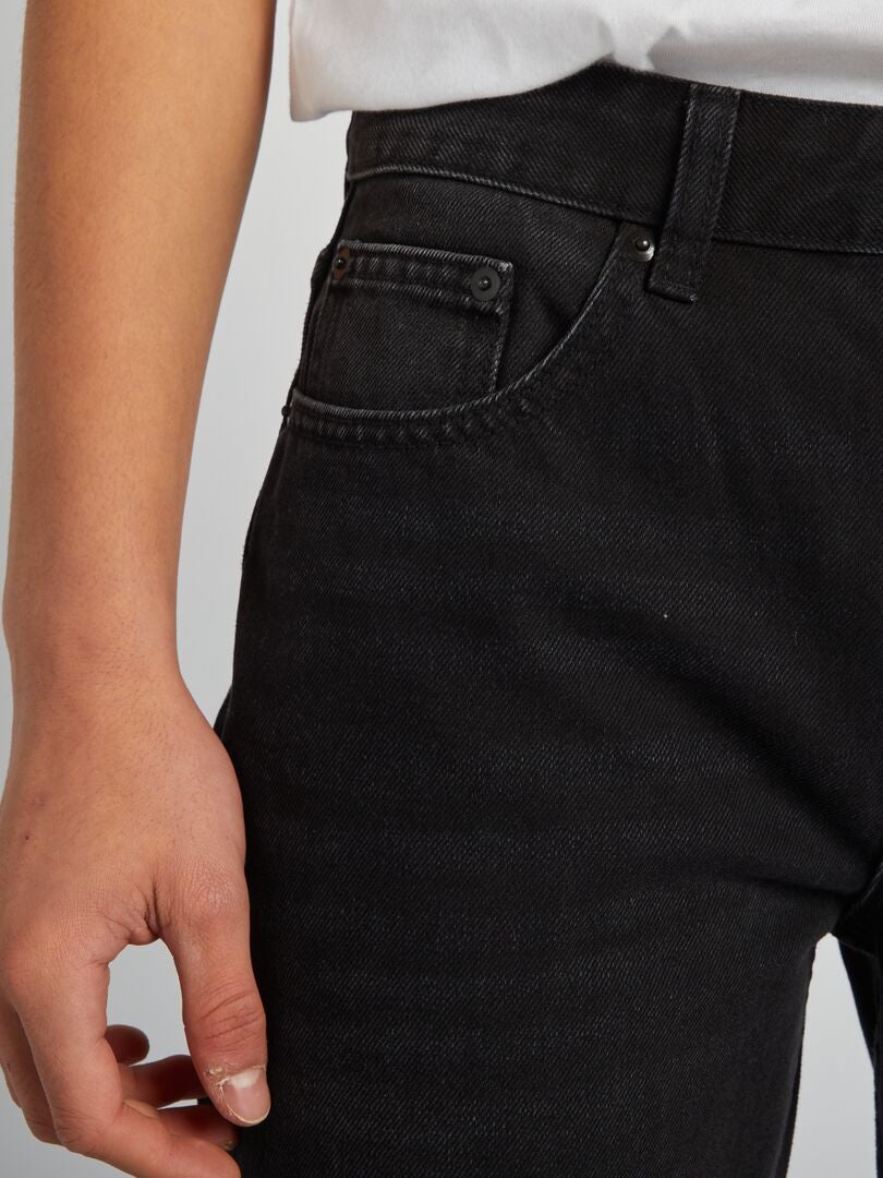 Pantalones vaqueros rectos - GRIS