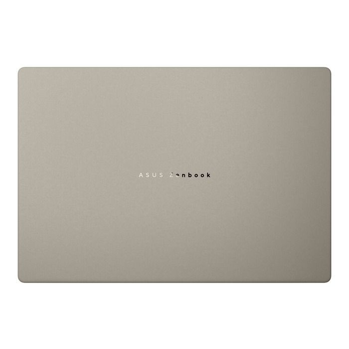 Asus Zenbook UX3407QA Laptop da 14 pollici con processore Qualcomm Snapdragon® X, 16 GB di RAM e SSD da 512 GB, colore beige.